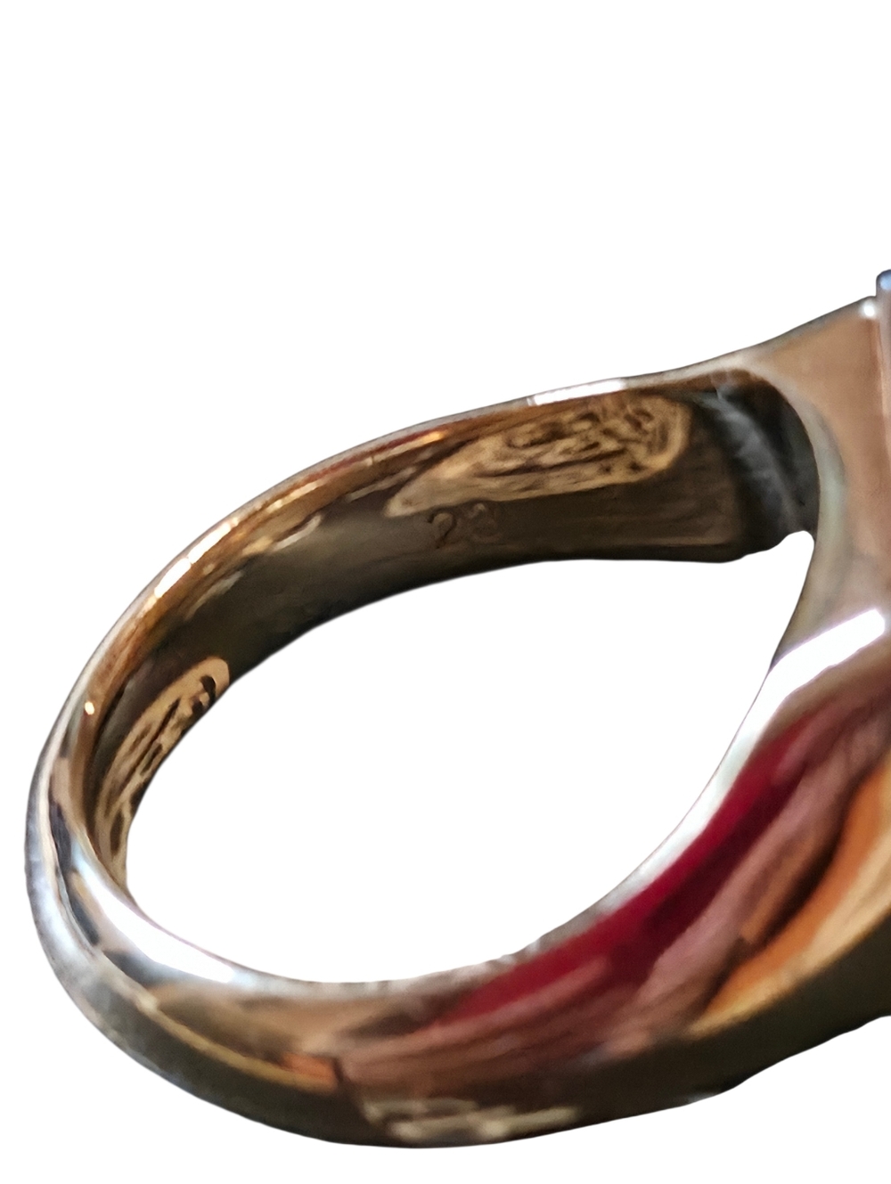Versace Gold Medusa Square Signet Ring Size 23 (11 US) Retailed $445 - Picture 4 of 5